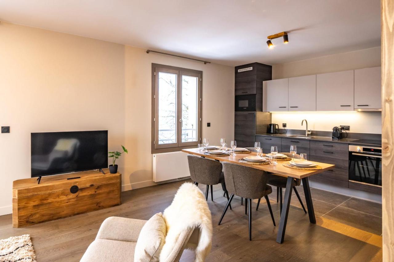 Perle Blanche - Brand New 2 Bedroom Apartment Perfectly Located Chamonix Eksteriør billede