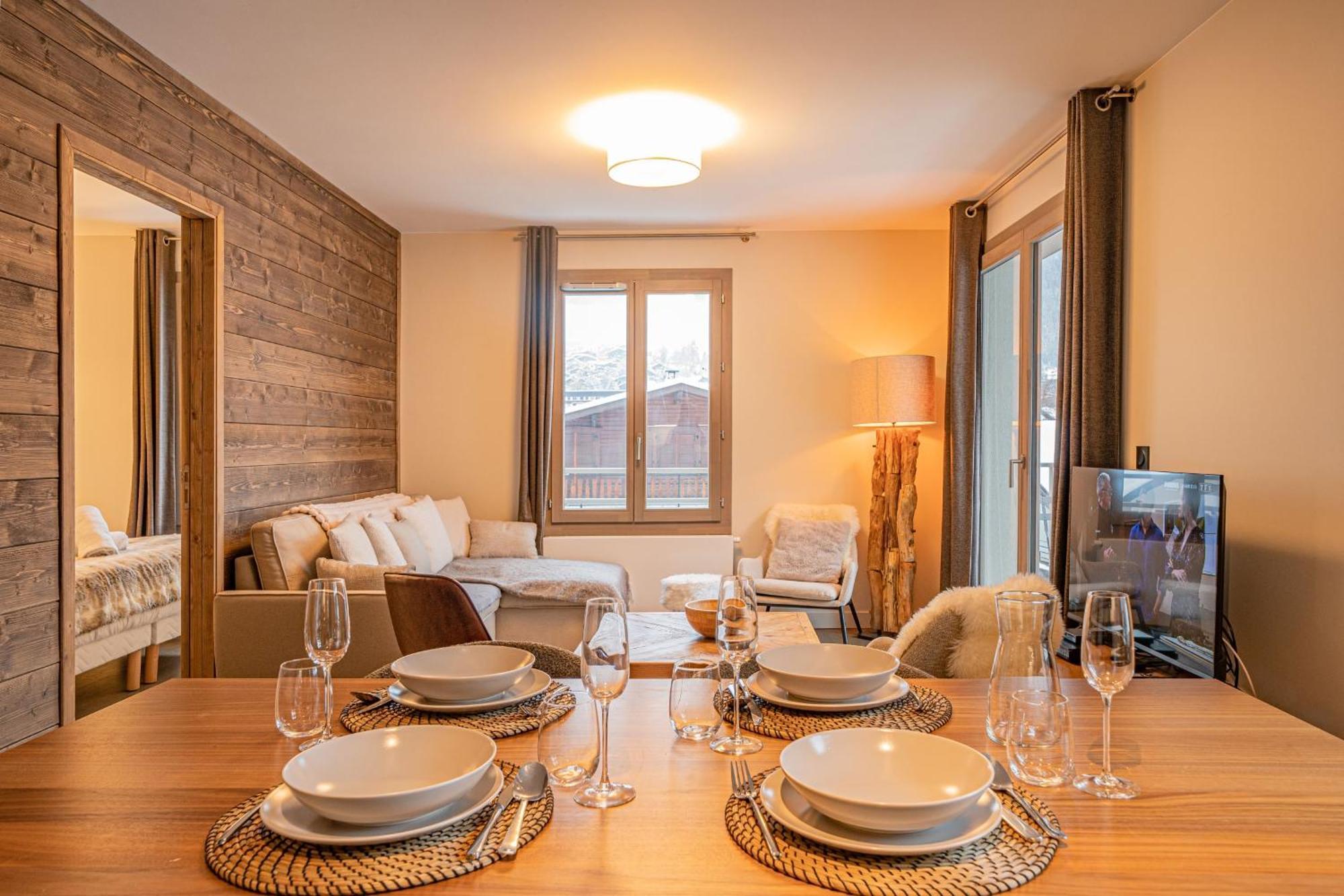 Perle Blanche - Brand New 2 Bedroom Apartment Perfectly Located Chamonix Eksteriør billede